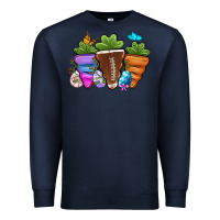 Navy Football Easter sports carrots Premium Sweatshirt - OliviaCreatesArt