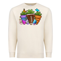 Sandshell Football Easter sports carrots Premium Sweatshirt - OliviaCreatesArt