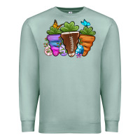 Seafoam Football Easter sports carrots Premium Sweatshirt - OliviaCreatesArt