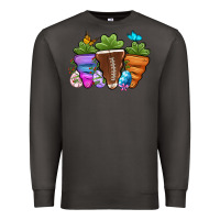 Smoke Football Easter sports carrots Premium Sweatshirt - OliviaCreatesArt