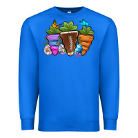 True Royal Football Easter sports carrots Premium Sweatshirt - OliviaCreatesArt