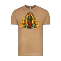 Sunflower Our Lady Of Guadalupe Vintage Tee | Teevron