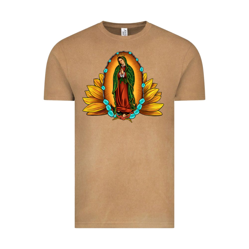 Sunflower Our Lady Of Guadalupe Vintage Tee by JahusDesignShop | Teevron