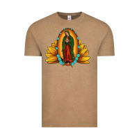 Vintage Coffee sunflower our lady of guadalupe Vintage Tee - JahusDesignShop
