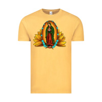Vintage Mustard sunflower our lady of guadalupe Vintage Tee - JahusDesignShop