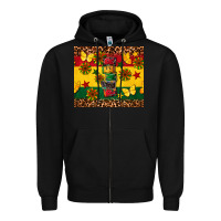 Black power juneteenth Zipper Hoodie - CowGirlArtShop