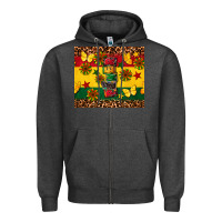 Charcoal Heather power juneteenth Zipper Hoodie - CowGirlArtShop