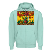 Seafoam power juneteenth Zipper Hoodie - CowGirlArtShop