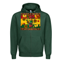Sports Green power juneteenth Zipper Hoodie - CowGirlArtShop