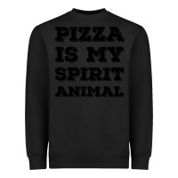 Black Pizza Is My Spirit Animal Heavyweight Sweatshirt - Bettercallsaul