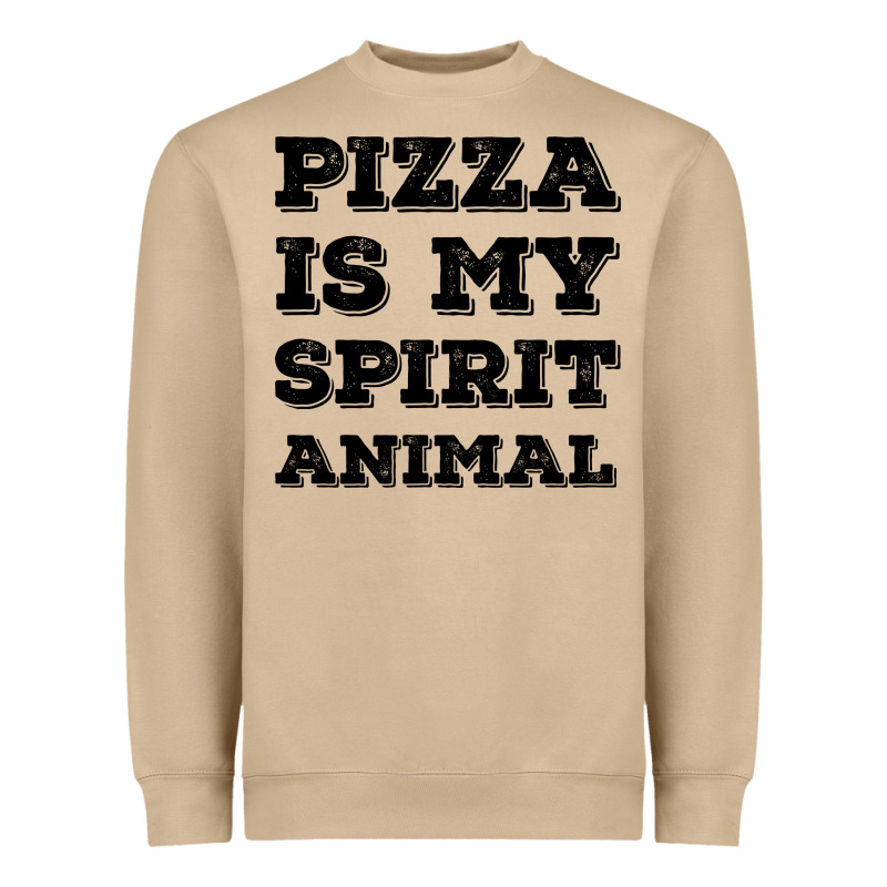 Pizza Is My Spirit Animal Heavyweight Sweatshirt by Bettercallsaul | Teevron