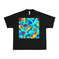 Black Pride lgbtq flags and leopard seamless pattern Urban Heavy Tee - BundleAndBundleShop