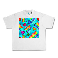 Lunar Rock Pride lgbtq flags and leopard seamless pattern Urban Heavy Tee - BundleAndBundleShop