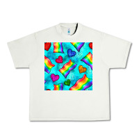 Pistachio Pride lgbtq flags and leopard seamless pattern Urban Heavy Tee - BundleAndBundleShop
