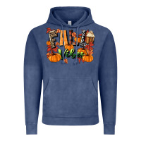 Vintage Denim fall vibes Vintage Hoodie - MaliasSmallBusiness