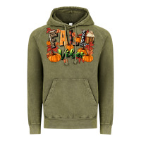 Vintage Olive fall vibes Vintage Hoodie - MaliasSmallBusiness