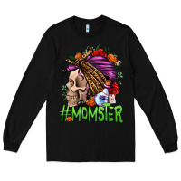 Black momster halloween momlife Long Sleeve Tee - Jasminsmagicworld