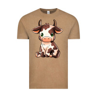 Vintage Coffee Baby Brown Cow Vintage Tee - MaliasSmallBusiness