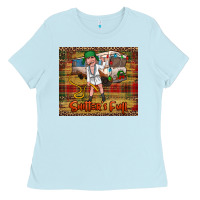 Baby Blue shitters full merry christmas Ladies Tee - Jasminsmagicworld