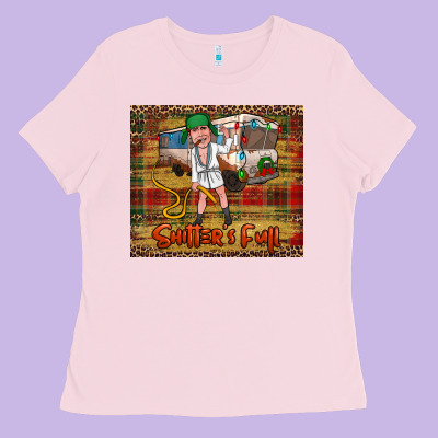 Shitters Full Merry Christmas Ladies Tee Designed By Jasminsmagicworld
