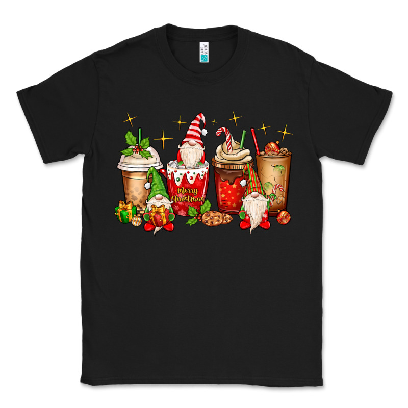 Christmas Gnomes Coffee Cups Classic Tee by MaliasSmallBusiness | Teevron