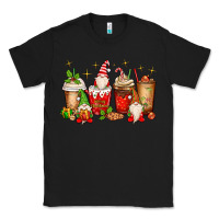 Black Christmas gnomes coffee cups Classic Tee - MaliasSmallBusiness