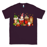 Plum Christmas gnomes coffee cups Classic Tee - MaliasSmallBusiness