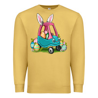 Antique Gold Easter toddler car Premium Sweatshirt - OliviaCreatesArt