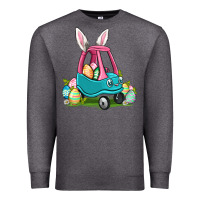 Charcoal Heather Easter toddler car Premium Sweatshirt - OliviaCreatesArt