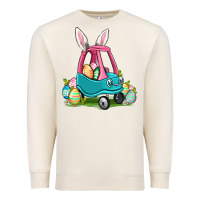 Easter Toddler Car Premium Sweatshirt | Teevron