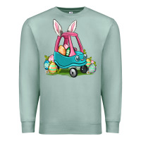 Seafoam Easter toddler car Premium Sweatshirt - OliviaCreatesArt