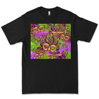 Black mardi gras carnival masks and fleur de lis Premium Tee - Jasminsmagicworld