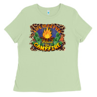 Matcha life is better around the campfire Ladies Tee - BarkalooDesign
