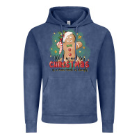 Vintage Denim Christmas dough Vintage Hoodie - MaliasSmallBusiness