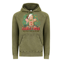 Vintage Olive Christmas dough Vintage Hoodie - MaliasSmallBusiness