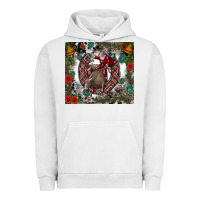 Pigment Lunar Rock Rodeo Santa Urban Hoodie - CowhideDigitalArt