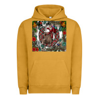 Pigment Peanut Butter Rodeo Santa Urban Hoodie - CowhideDigitalArt