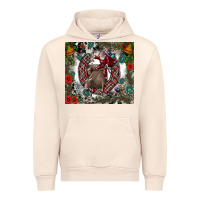 Sandshell Rodeo Santa Urban Hoodie - CowhideDigitalArt