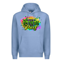 Colony Blue pinch proof St. Patrick's  Day Premium Hoodie - HowdyJamesFarm
