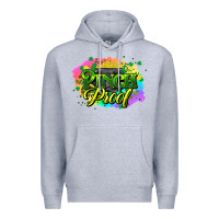 Heather Grey pinch proof St. Patrick's  Day Premium Hoodie - HowdyJamesFarm