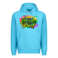 Ocean Blue pinch proof St. Patrick's  Day Premium Hoodie - HowdyJamesFarm