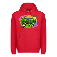 Red pinch proof St. Patrick's  Day Premium Hoodie - HowdyJamesFarm