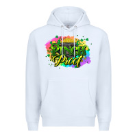 White pinch proof St. Patrick's  Day Premium Hoodie - HowdyJamesFarm