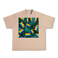 Burro Pride lgbtq flags with leopard seamless pattern Urban Heavy Tee - BundleAndBundleShop