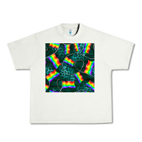 Pistachio Pride lgbtq flags with leopard seamless pattern Urban Heavy Tee - BundleAndBundleShop