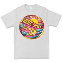 Dove Grey Here comes the sun Premium Tee - NancyCooperArtShop