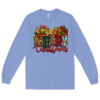 Colony Blue merry Christmas Long Sleeve Tee - Jasminsmagicworld