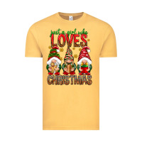 Just A Girl Who Loves Christmas Vintage Tee | Teevron