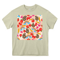 Mossy back to school seamless pattern 6 (3600x3600) Heavy Core Tee - AdoDesignShop