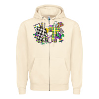 Sandshell respiratory therapist mardi gras Zipper Hoodie - CowGirlArtShop